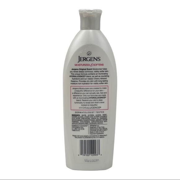 6 Pack Jergens Original Scent Lotion w/ Cherry Almond Essence 10 oz for Dry Skin - Picture 3 of 5